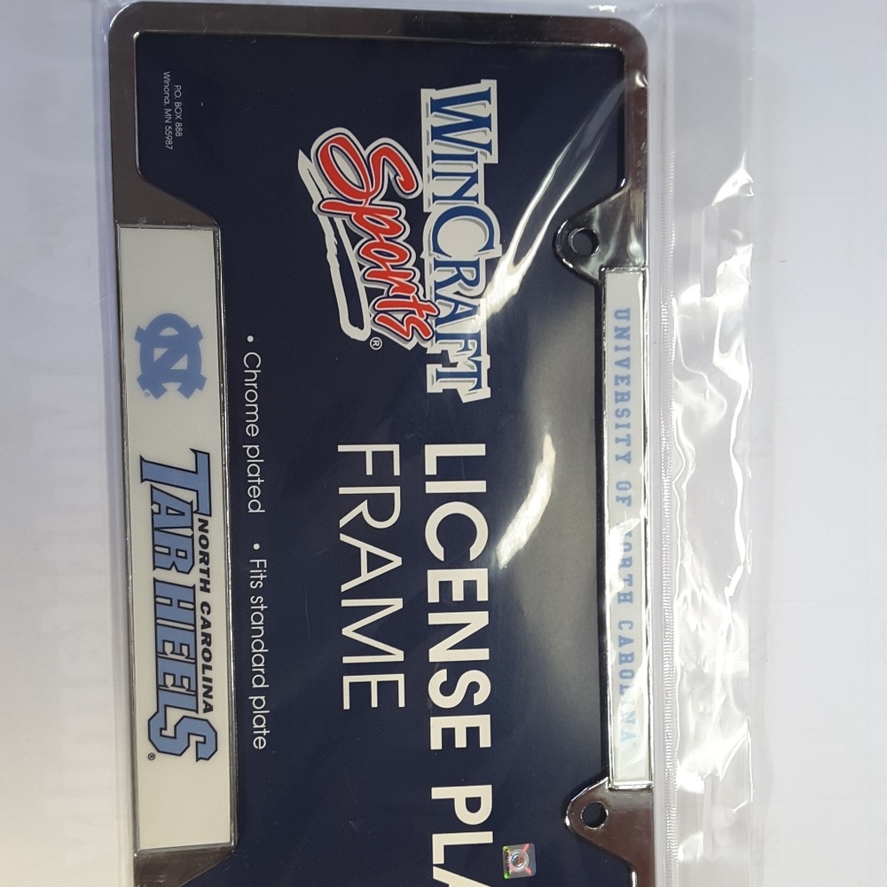 North Carolina Tar Heels 6x12 License Metal Plate